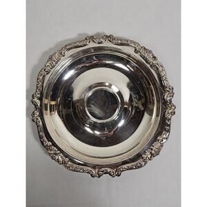 Sheridan Silver Plated Tray Vintage 12" Chip And Dip Serving Tray